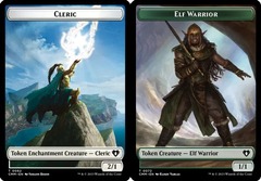 Elf Warrior token // Cleric token (Commander Master)